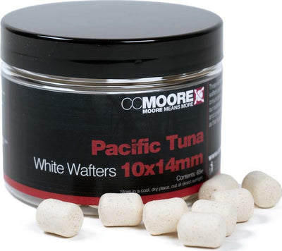 Pacific Tuna - Dumbell Wafters - Blanco - 10x14mm