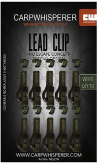 No Escape - Clips para plomo - Algas - 10 unidades