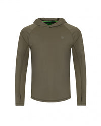 Camiseta con capucha UPF - Caqui oscuro