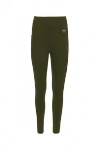 Leggings femeninos - Oliva oscuro