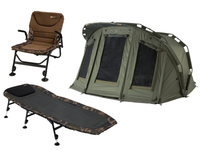 Pack de Carpa – Silla, Camastro y Bivvy para 2 Personas