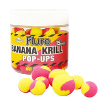 Fluro Pop-Ups bicolor - 15mm - Krill y Banana