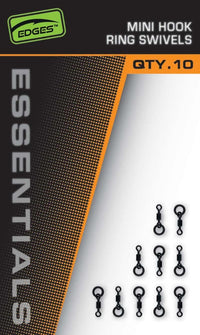 Edges Mini Anillas Giratorias con Anilla para Anzuelo