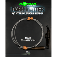 Dark Matter Leader - 50cm - Clip Híbrido QC - 40LB
