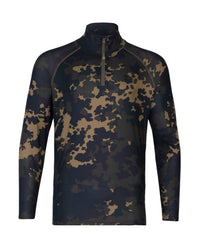 Jersey con cremallera Kool UPF - Camuflaje oscuro