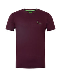 Minimal - Camiseta - Burdeos