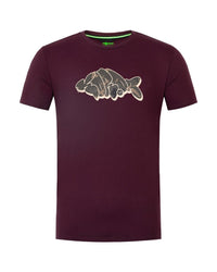 Outline - Camiseta - Burdeos