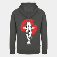 Sudadera con capucha - Rising Sun - Gris