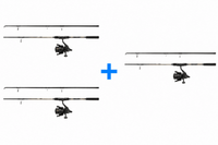 Catch Pro II Carp Combo - Caña de 10ft + Carrete - 2+1 gratis