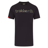 Camiseta con logo CR - Camuflaje negro