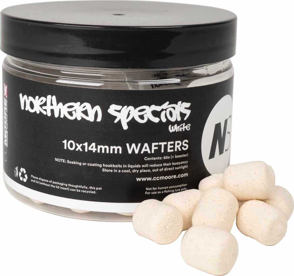 NS1 Dumbell Wafters - Blanco - 10x14mm