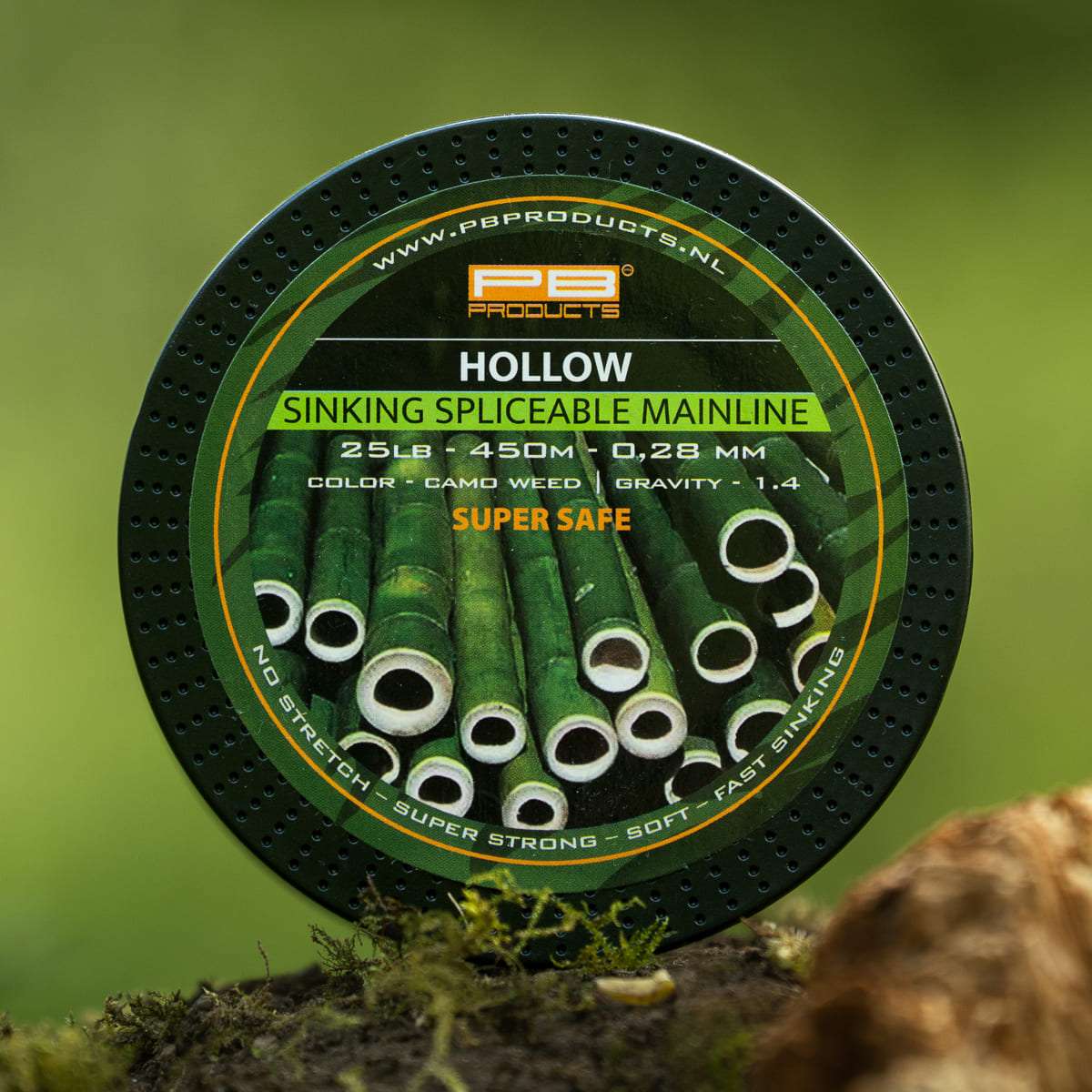 Hollow Braid - 25LB - 450M - Spojitelná hlavní šňůra