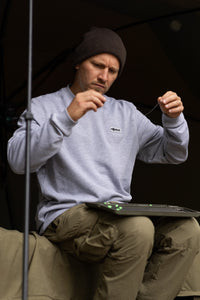 Sudadera con parche - Gris Jaspeado