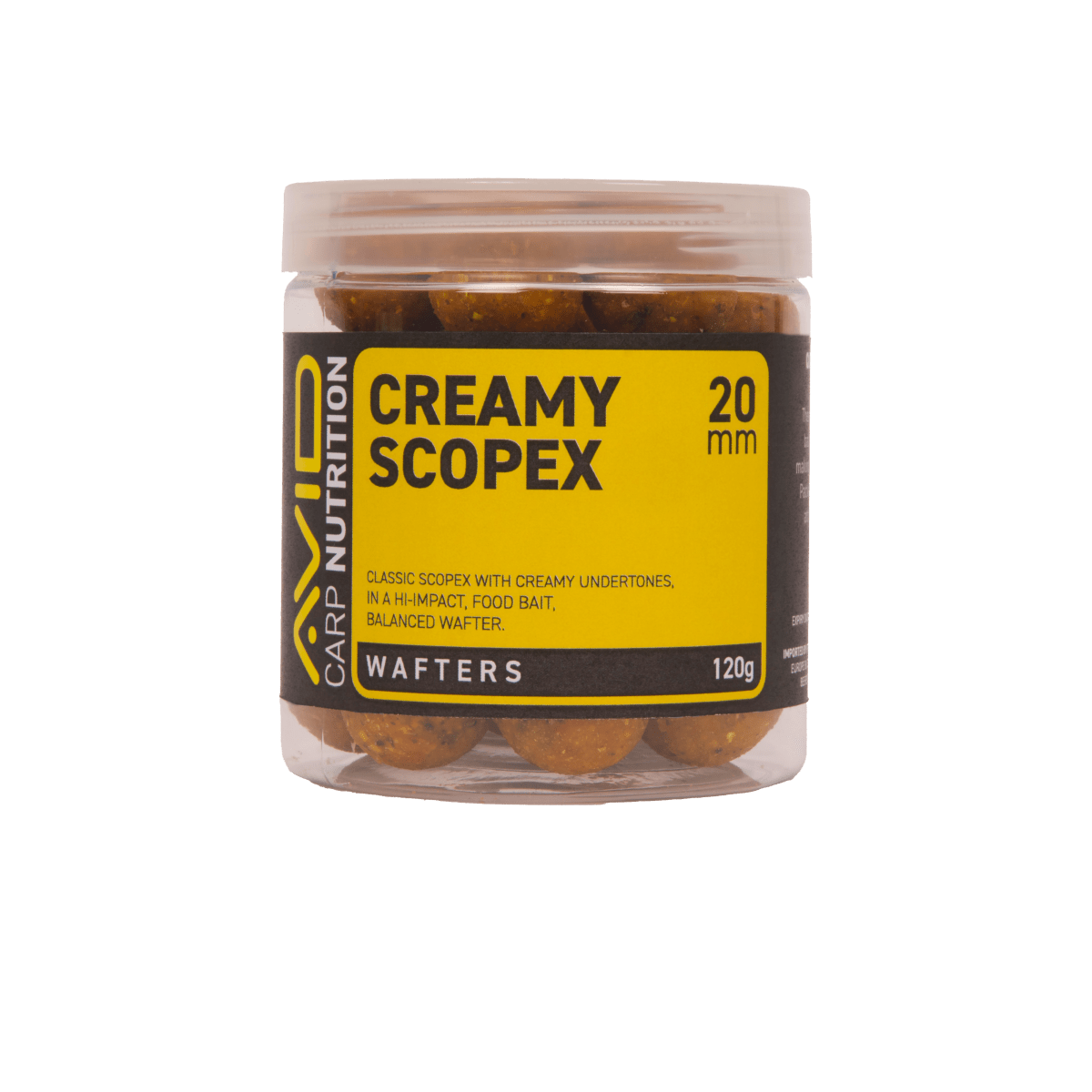 Avid Carp Creamy Scopex - Wafter - KarperCentrale