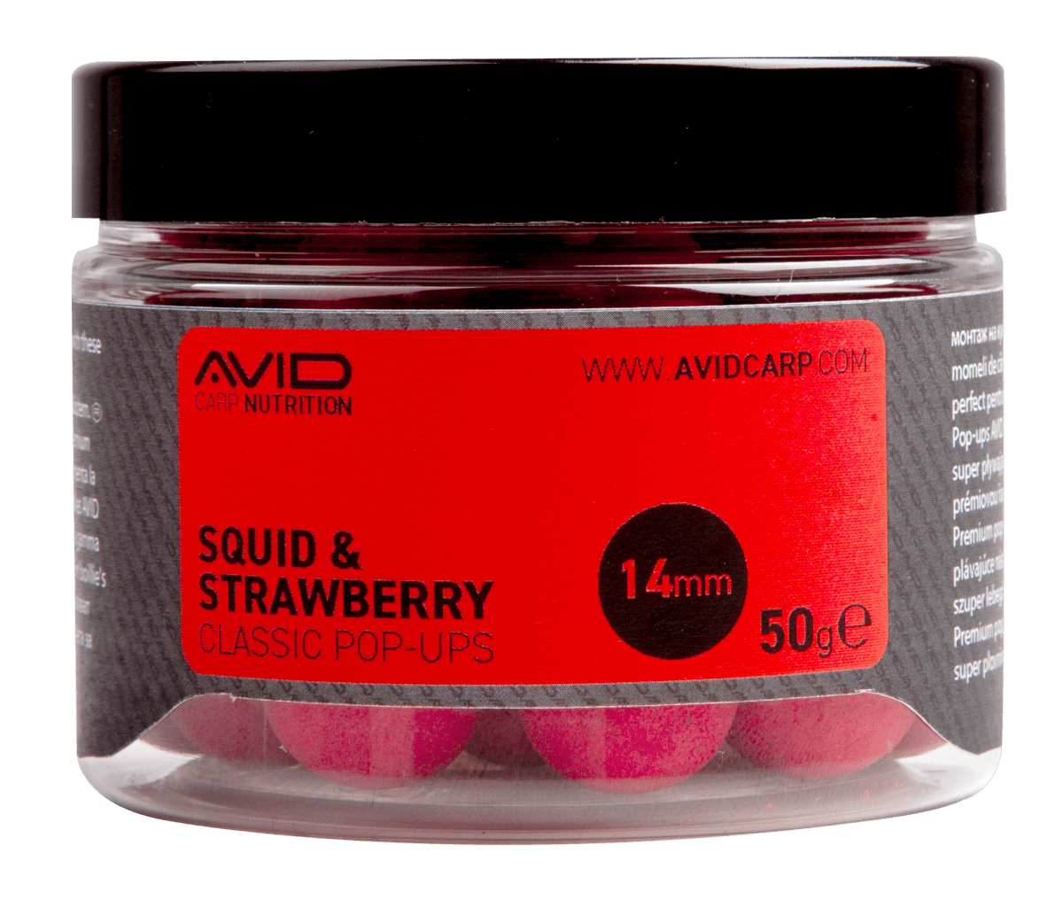 Pop-Up Squid & Strawberry 14mm - Naturale