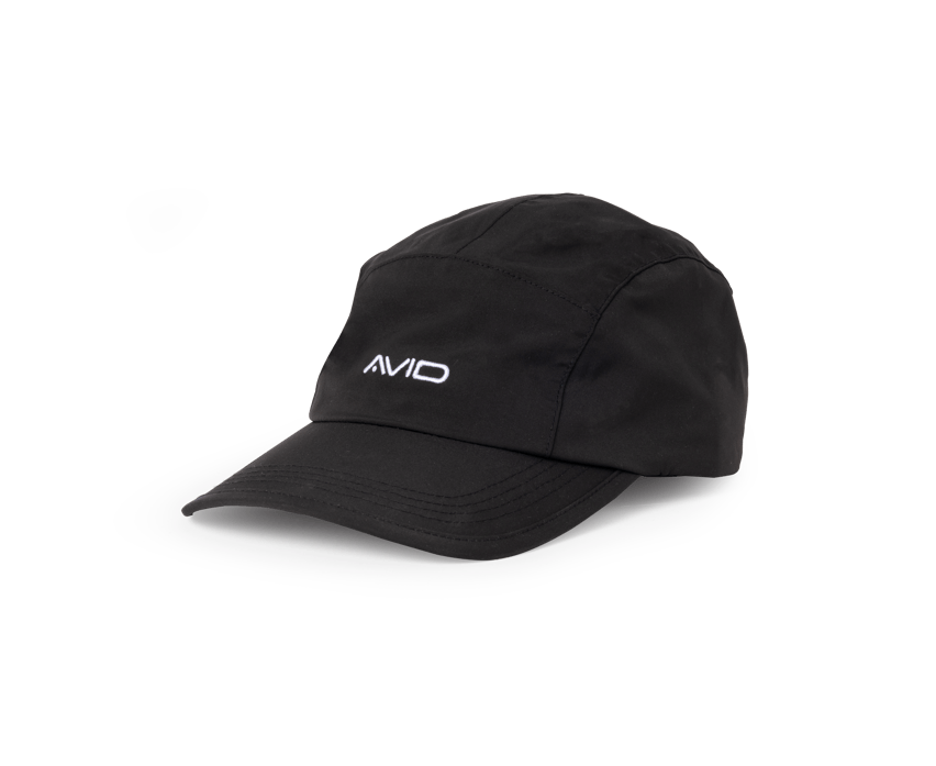 Avid Carp Stealth Black - Waterproof 5 - Panel Cap - KarperCentrale