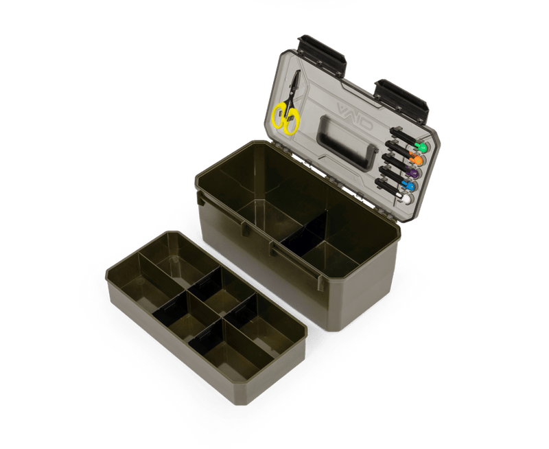 XL - Caja de Accesorios Recargable - Caja de Aparejos - Incluye Agujas + Tijeras