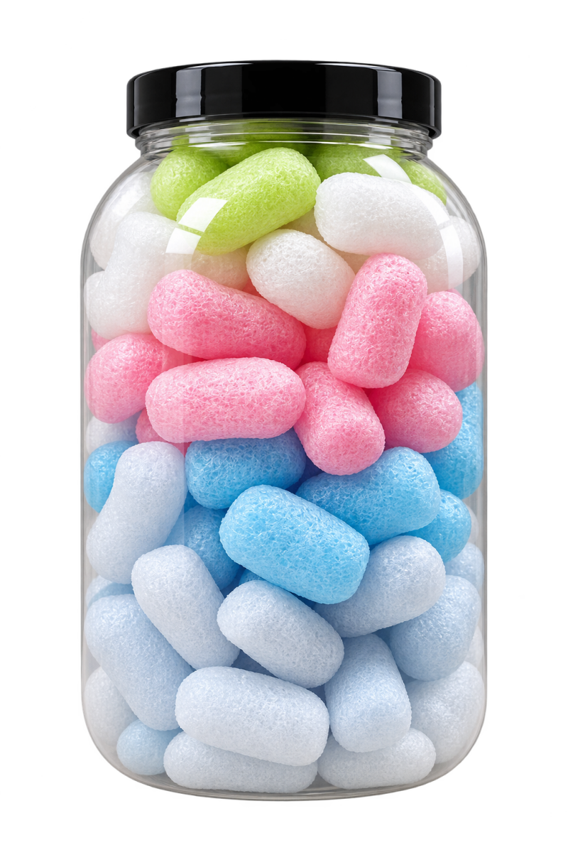 Espuma PVA - Multicolor - Contenedor