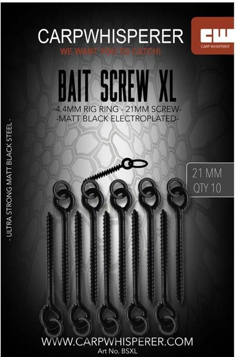 Tornillo para cebo - Extra largo - 21mm - 10 unidades