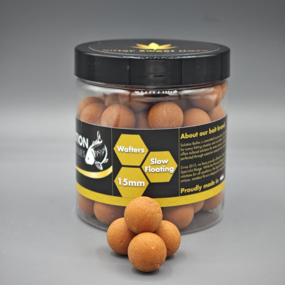 CC Solution Boilies Bitter Sweet Haze [Black Pepper Special] - Wafters - KarperCentrale
