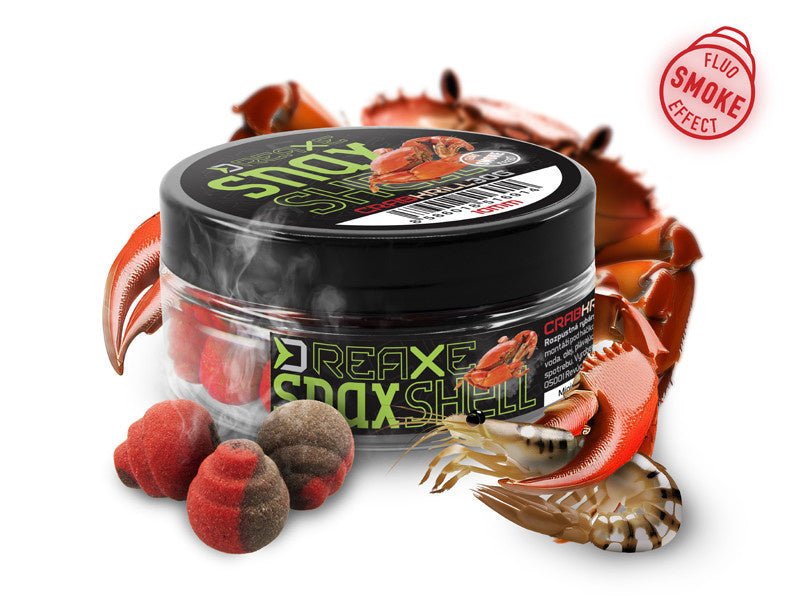 D Snax - Crab & Krill - Forma a conchiglia - Effetto fumo - Wafters
