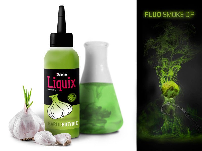 D Snax LiquiX - Ajo y Butírico - Dip Fluo - Seguro para PVA - Extra Fuerte