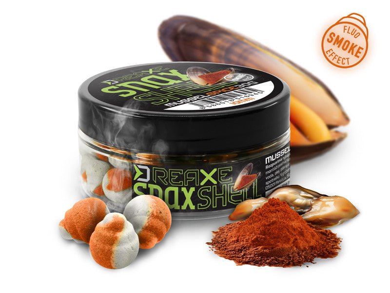 D Snax - Mussel & Spices - Forma a conchiglia - Effetto fumo - Wafters