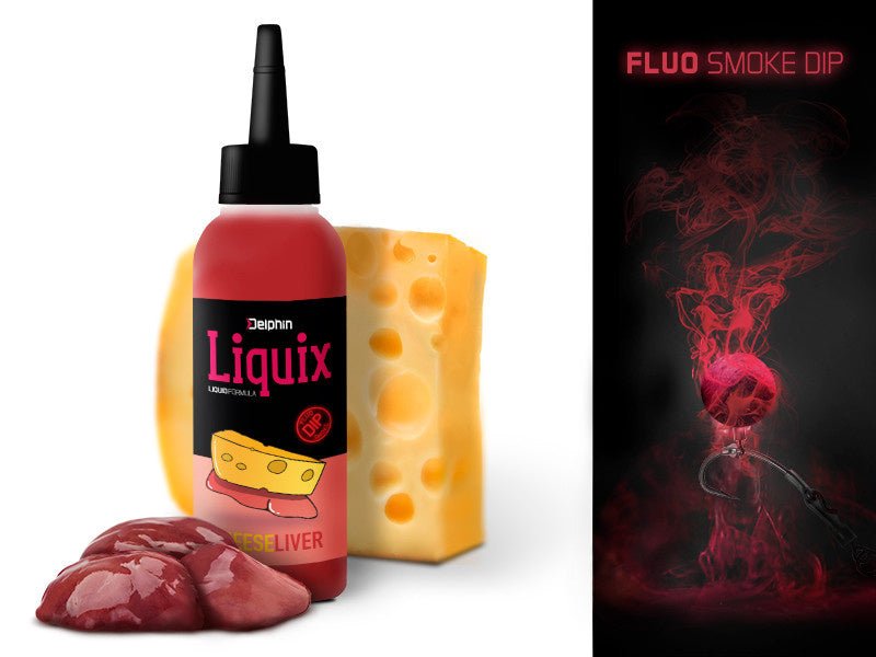 Fluo D Snax LiquiX - Queso y Hígado - Seguro para PVA - Fluodip