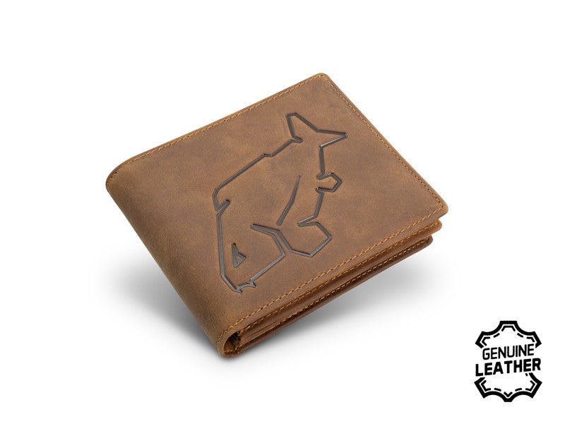 Cartera de cuero - Karper Design - Cuero marrón oscuro