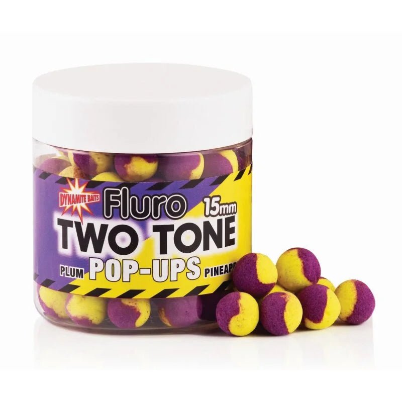 Fluro Two Tone Pop-Ups - 15mm - Plum & Pineapple