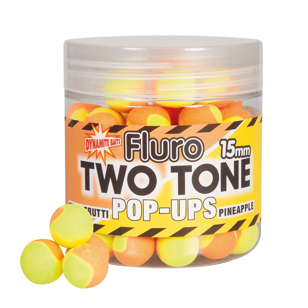 Fluro Two Tone Pop-Ups - 15mm - Tutti frutti & Pineapple