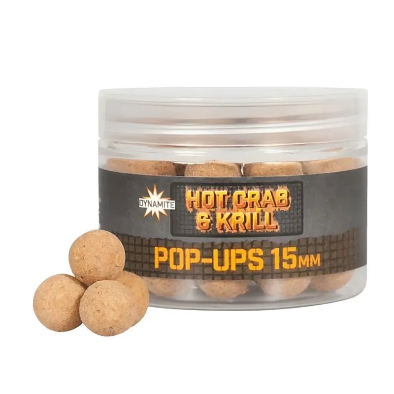 Hot Crab & Krill Pop-Ups - Cebo alimenticio - 15mm