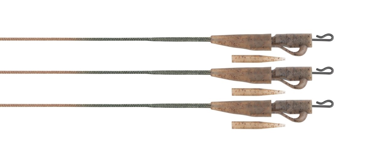 Fox Camo Leadcore Leadclip Leaders - 50lb - 3pcs - KarperCentrale