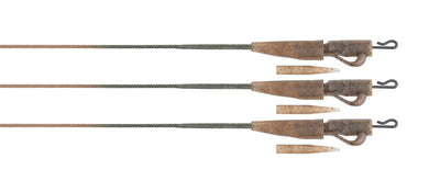 Fox Camo Leadcore Leadclip Leaders - 50lb - 3pcs - KarperCentrale