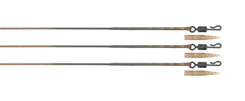Leaders de Leadcore Camo - Cambio Rápido - 50lb - 3 unidades