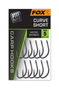 Curve Short - Anzuelos para Carpa - Edición PTFE