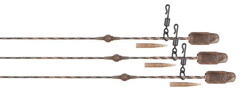 Edges - Camo - Heli-Clip Leaders - 3 unidades