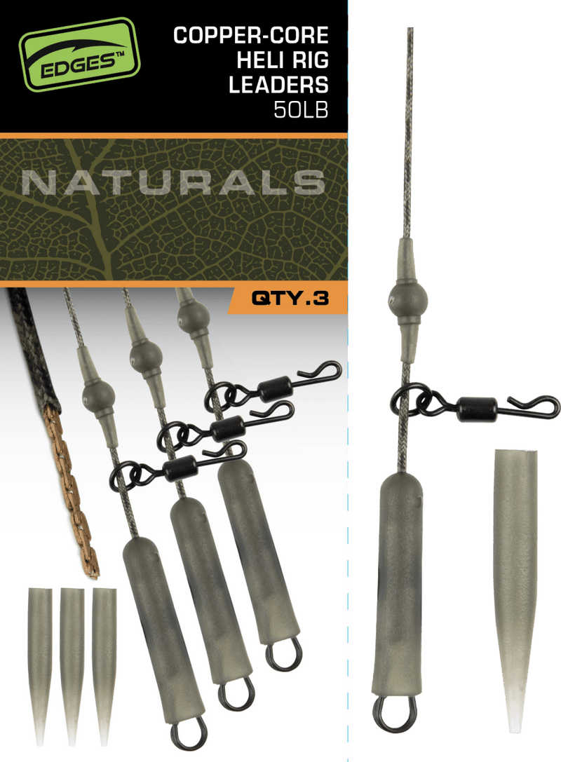 Líderes para montaje Heli Edges Naturals Copper-Core