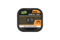 Fox Edges Naturals Coretex Soft - 20m - Gecoat onderlijnmateriaal - dé KarperCentrale