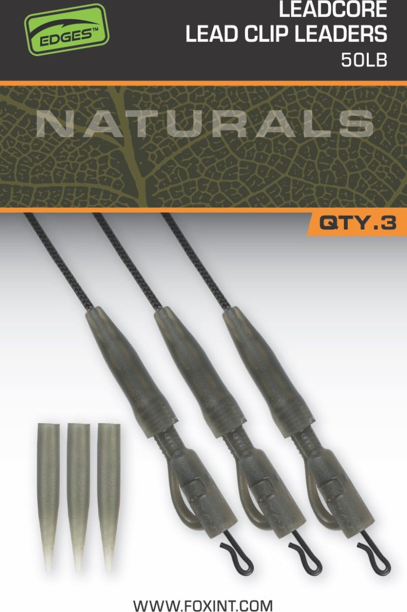 Edges Naturals Leadcore Power Grip Clip de Plomo para Líderes