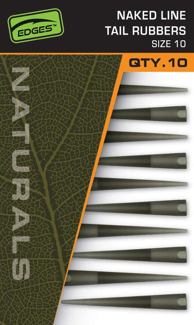 Fox Edges Naturals Naked Line Tail Rubbers - dé KarperCentrale