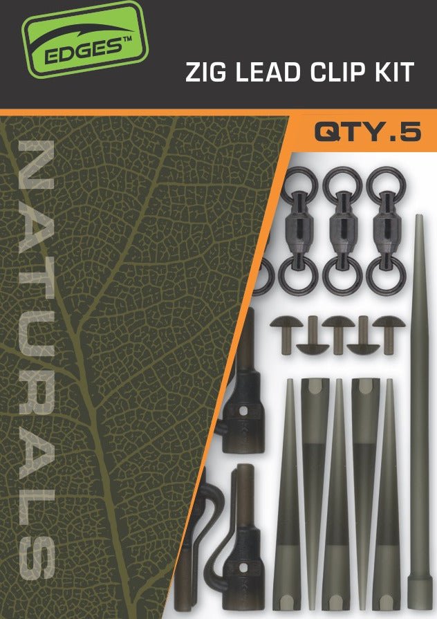 Kit de Clip para Plomo Zig Edges Naturals