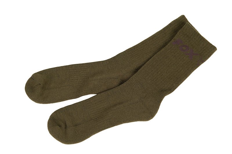 FOX Groene sokken - 3 pack - KarperCentrale