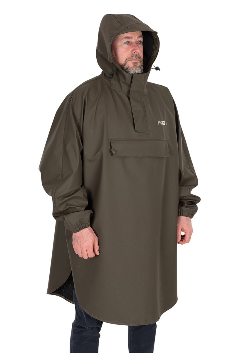 Fox Khaki Poncho - one size fits all - KarperCentrale