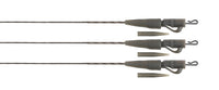 Leaders con Leadclip sin plomo - 3 piezas - 75cm