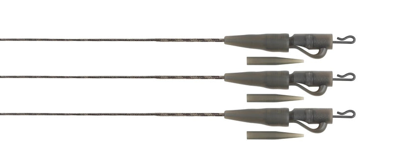 Leaders con Leadclip sin plomo - 3 piezas - 75cm