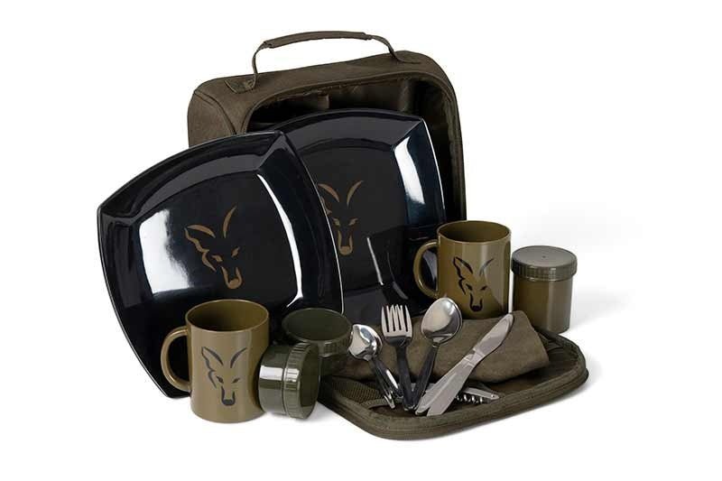 Voyager Dinner Set - Dinerset - 2 Persoons - Groen - Polyester