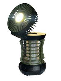 Lámpara Mosquito y Luz - Recargable - Con Ventilador