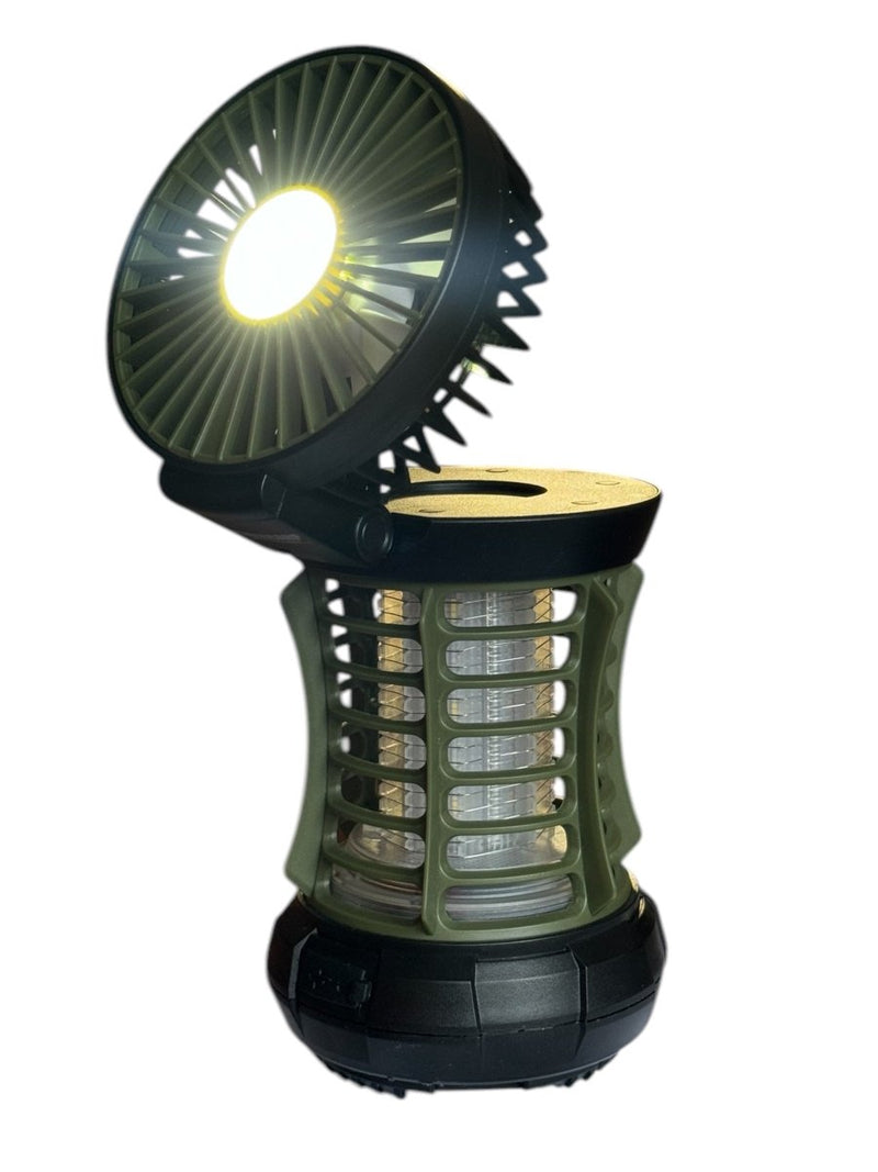 Lámpara Mosquito y Luz - Recargable - Con Ventilador