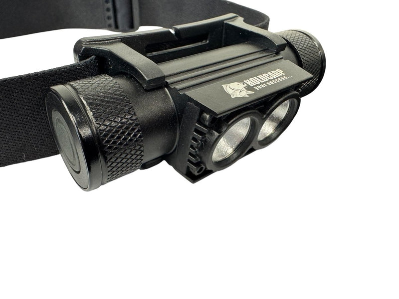 Lámpara frontal UV - Recargable - LED blanco/UV
